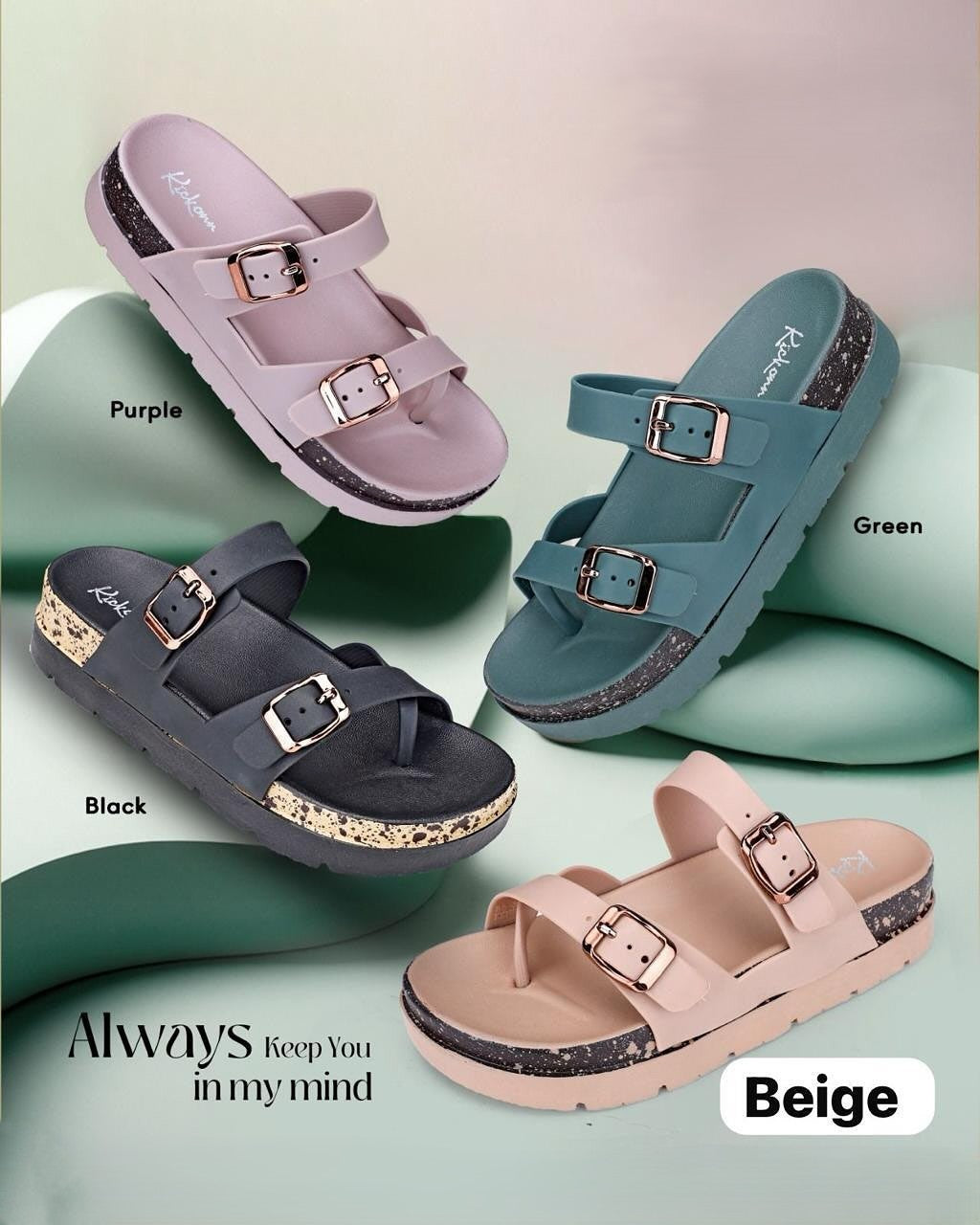 Women's Platform Orthopedic Buckle Slippers