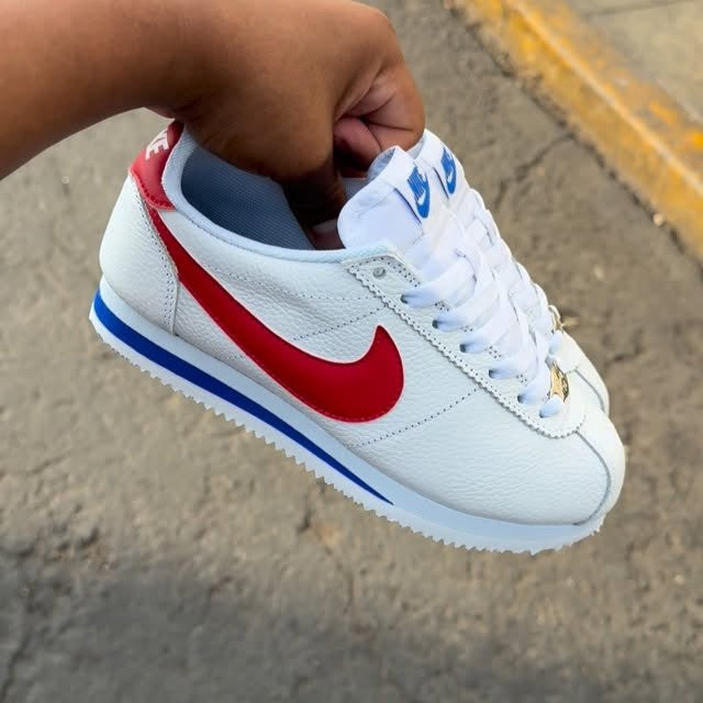 Cortez Sneaker In The Classic "Forrest Gump" White