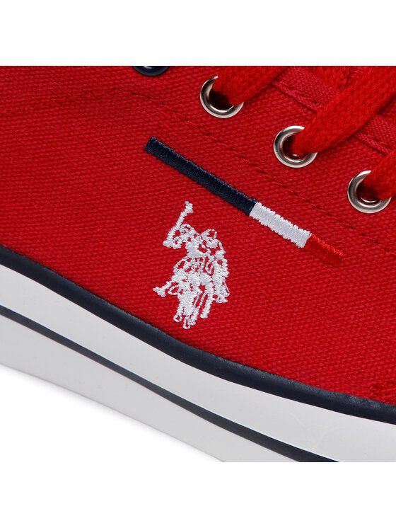 Polo Association Women's Red Canvas Shoes