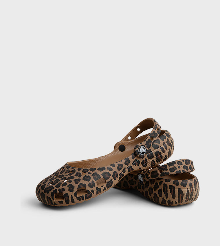 Ballet Leopard Print Sandals