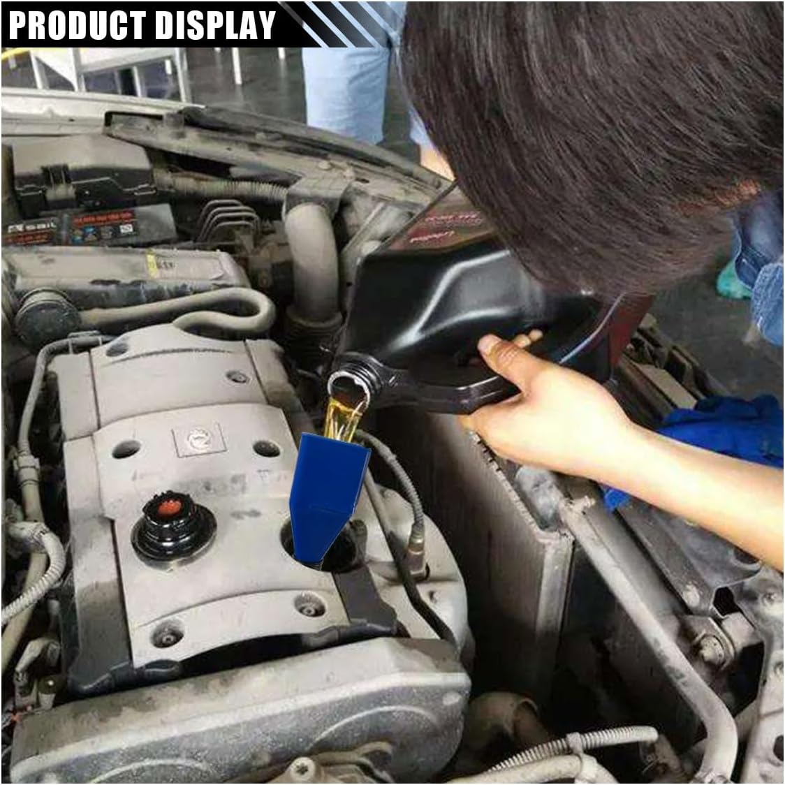 Retractable Car Fuel Funnel Draining Tool Clasp Funnelsfor Cars, Motorcycles