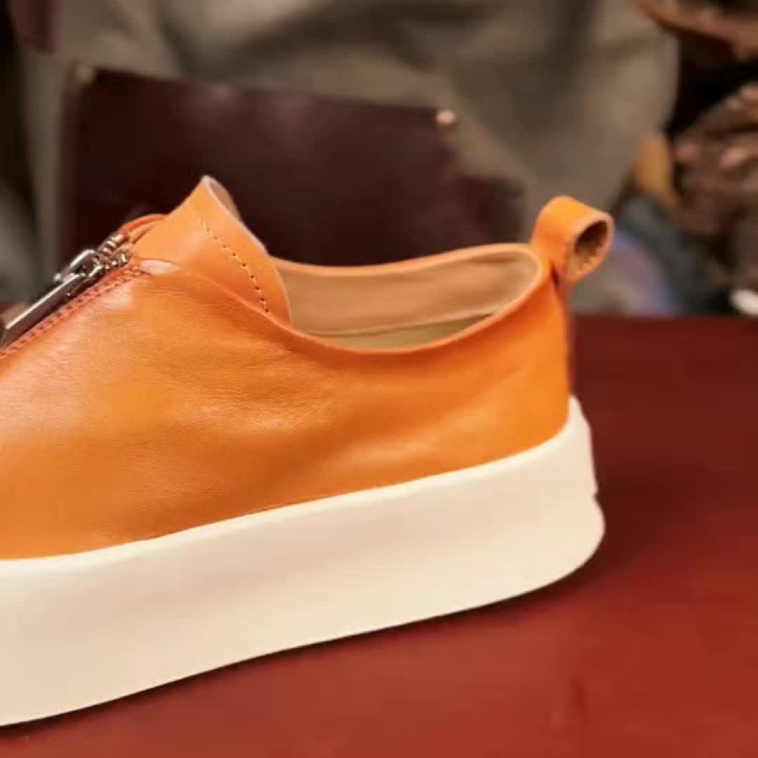 Retro Aged Casual Loafers