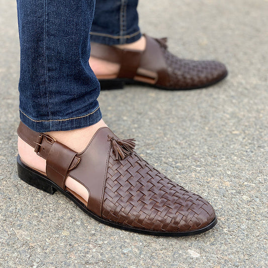 Handmade Woven Leather Kheri