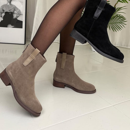 Women's Suede Leather Ankle Boots
