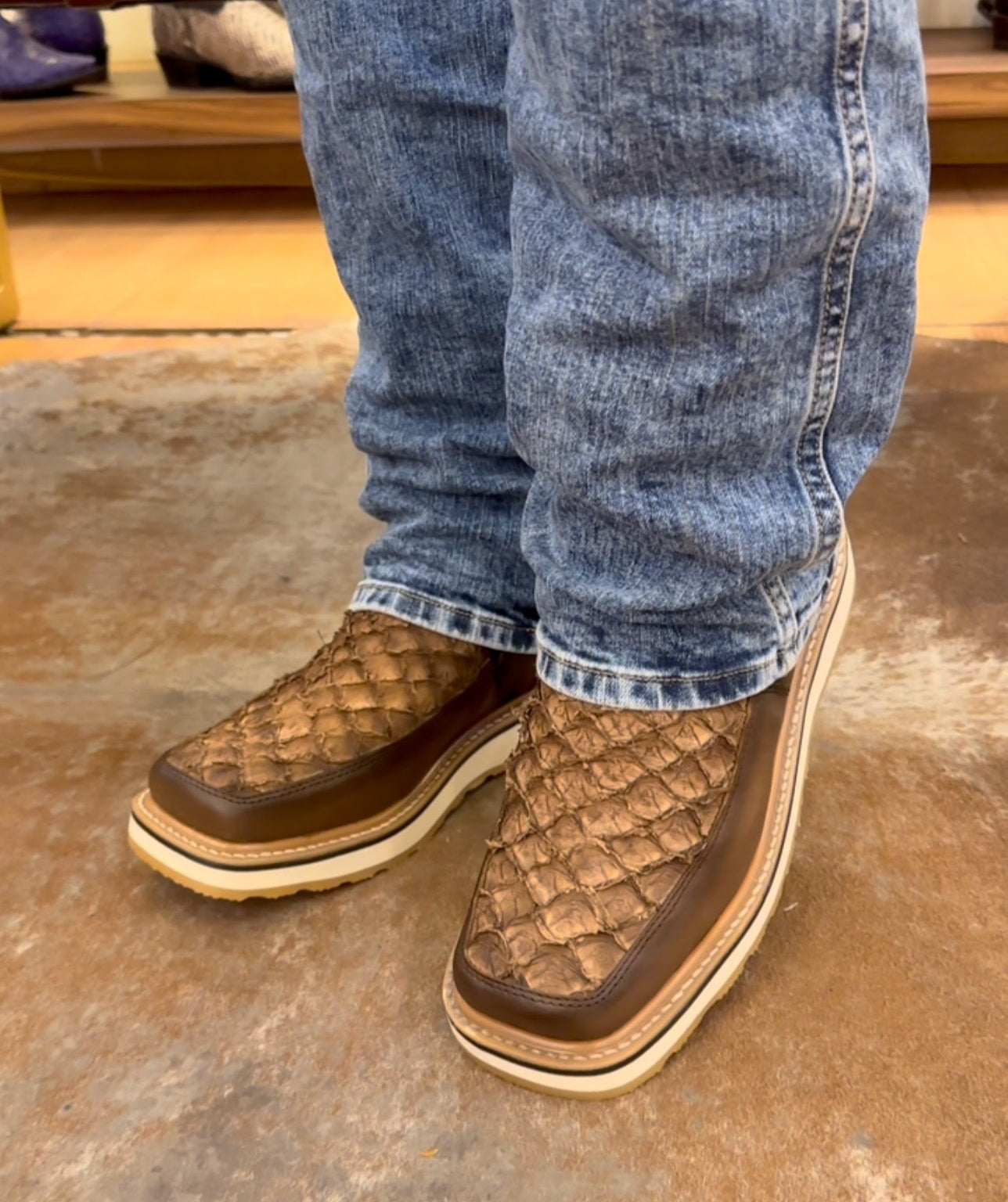 Vintage Handmade Western Cowboy Boots
