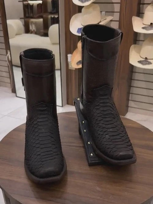 Handmade Italian Python Boots(Buy 2 Free Shipping??)