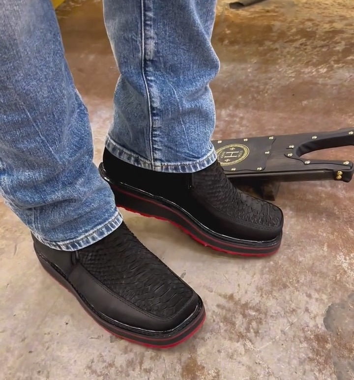 Handmade Vintage Python Cowboy Boots