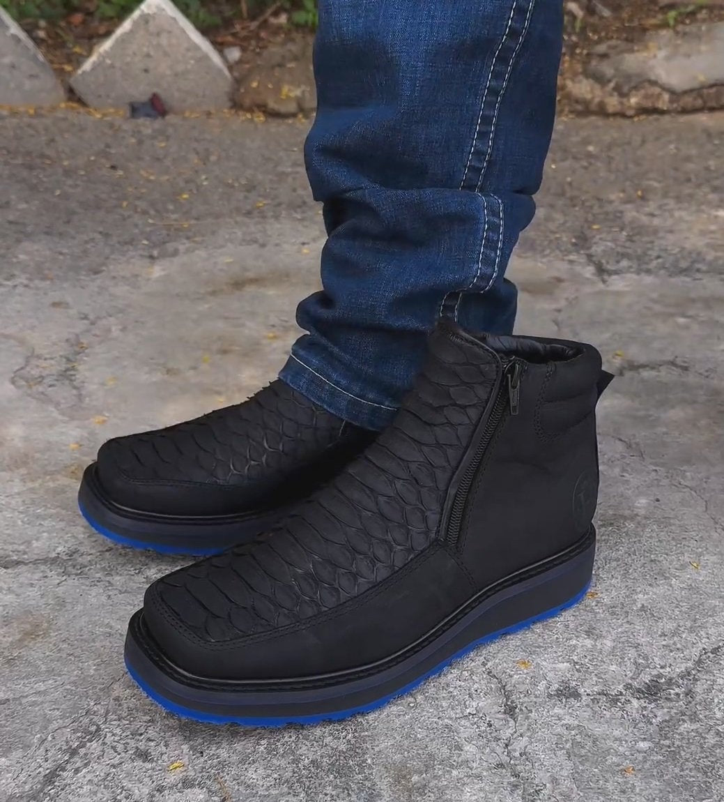 Handmade Vintage Python Cowboy Boots
