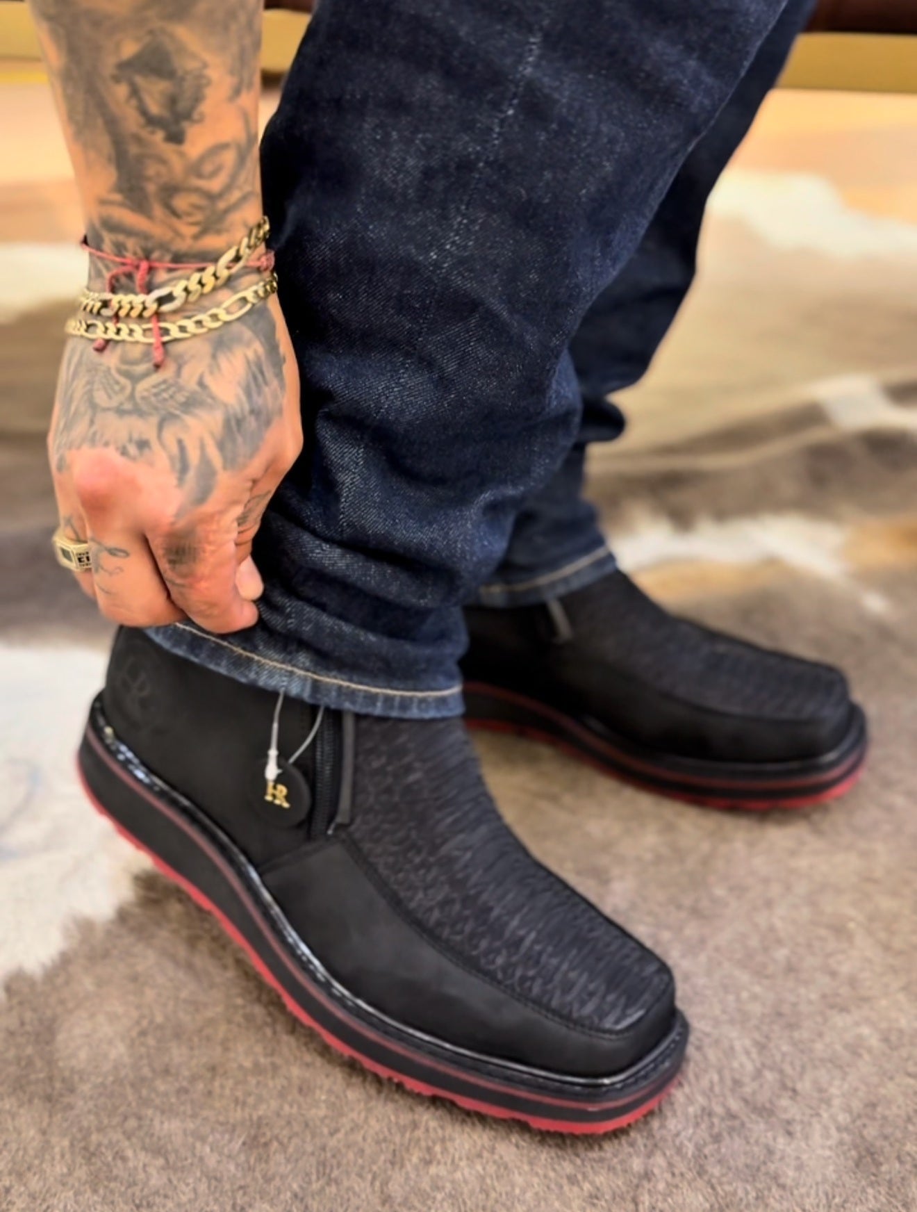 Handmade Vintage Python Cowboy Boots