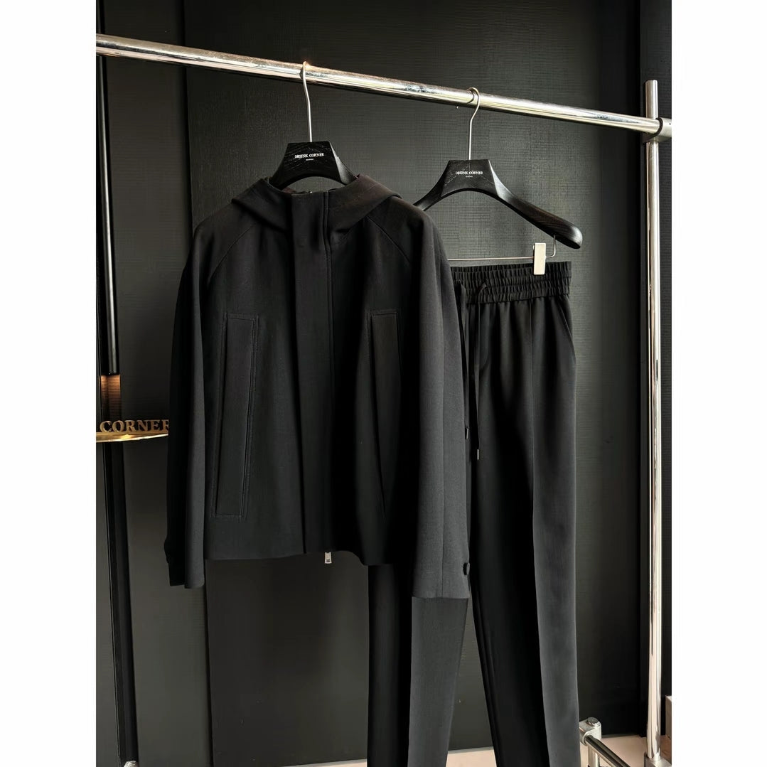 Men¡¯s Multi-Pocket Designer-Style Casual Suit Set