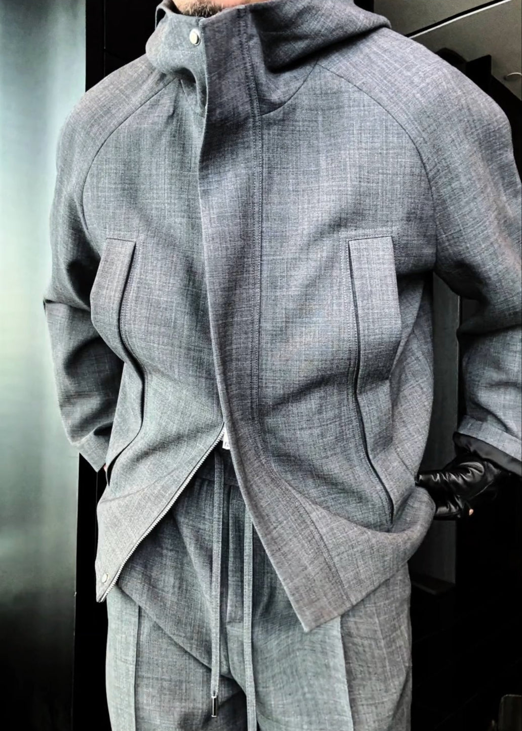 Men¡¯s Multi-Pocket Designer-Style Casual Suit Set