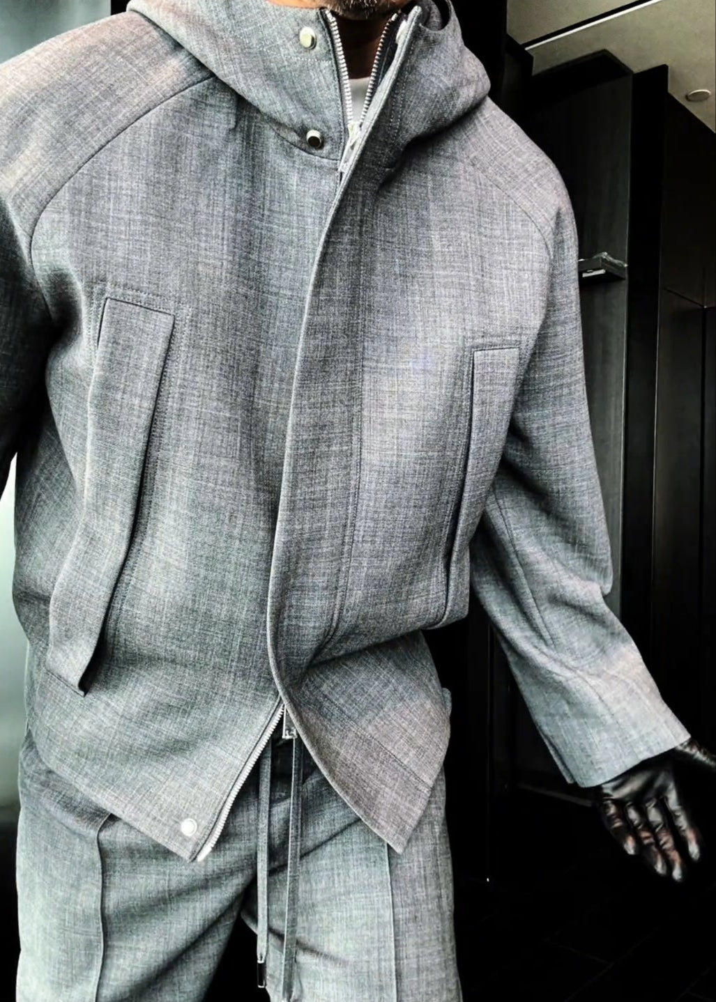 Men¡¯s Multi-Pocket Designer-Style Casual Suit Set