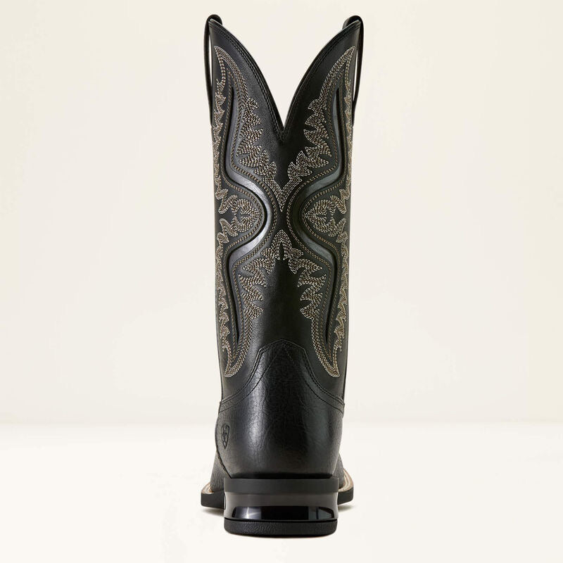 Vintage Embroidered Cowhide Western Boots