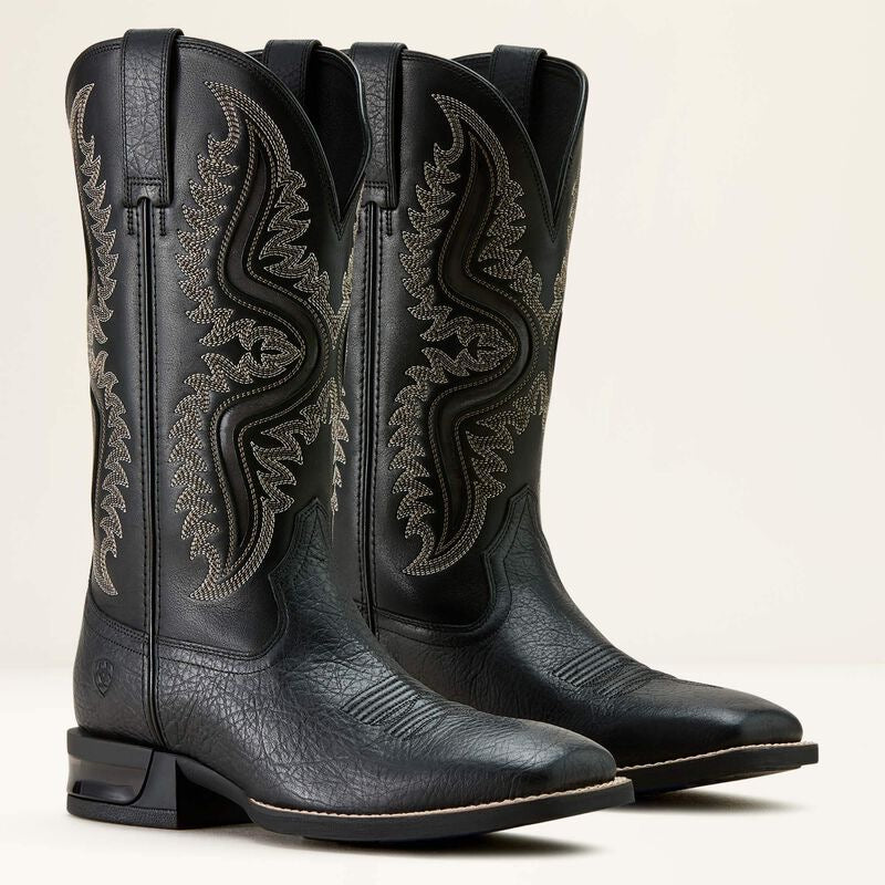 Vintage Embroidered Cowhide Western Boots