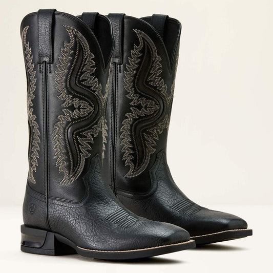 Vintage Embroidered Cowhide Western Boots