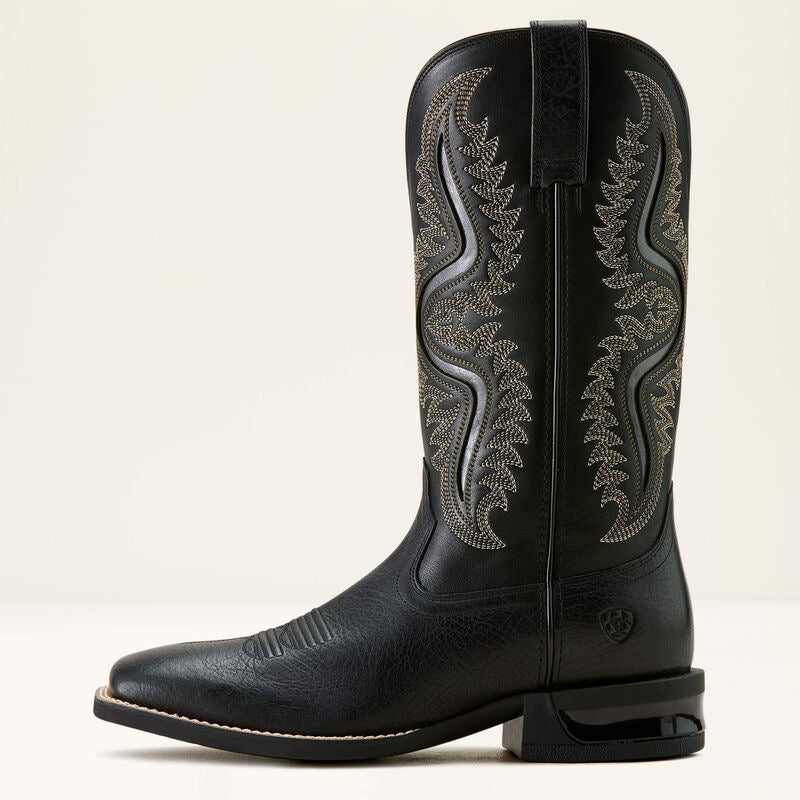 Vintage Embroidered Cowhide Western Boots