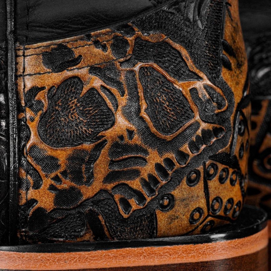 Iron Trail Cowboy Boots - Desert Ember, Square Toe