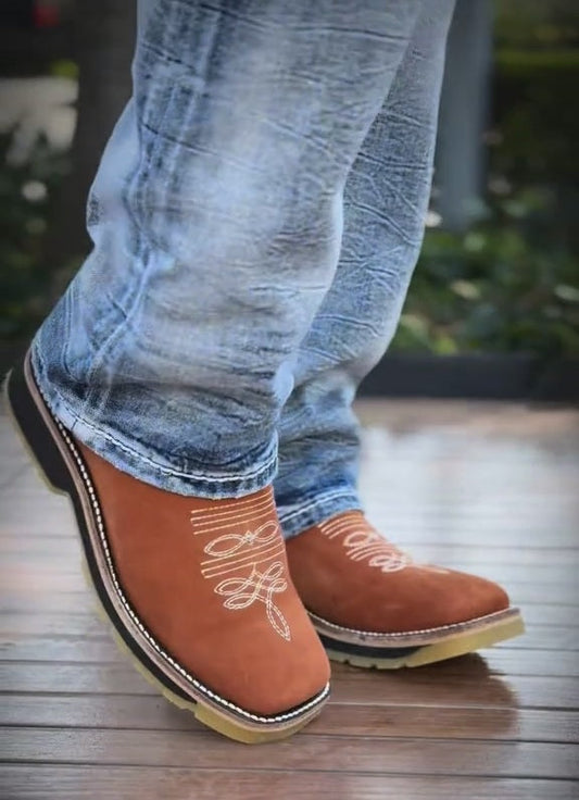 Special Edition Embroidered Suede Ankle Boots