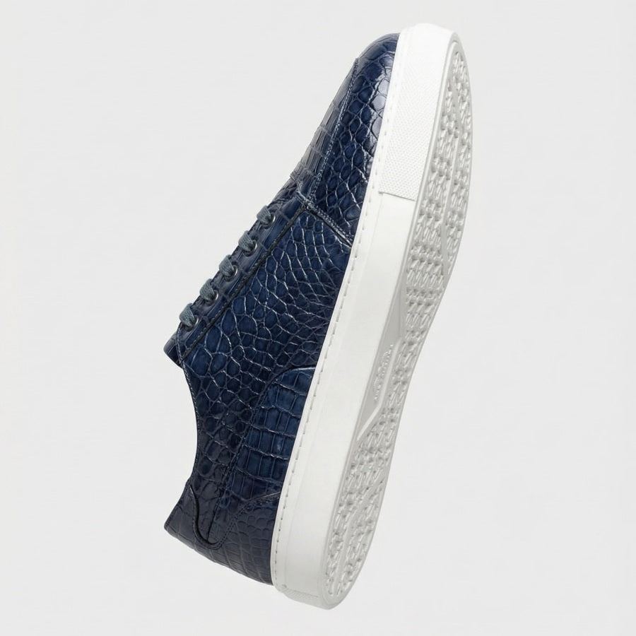 Crocodile Leather Sneakers