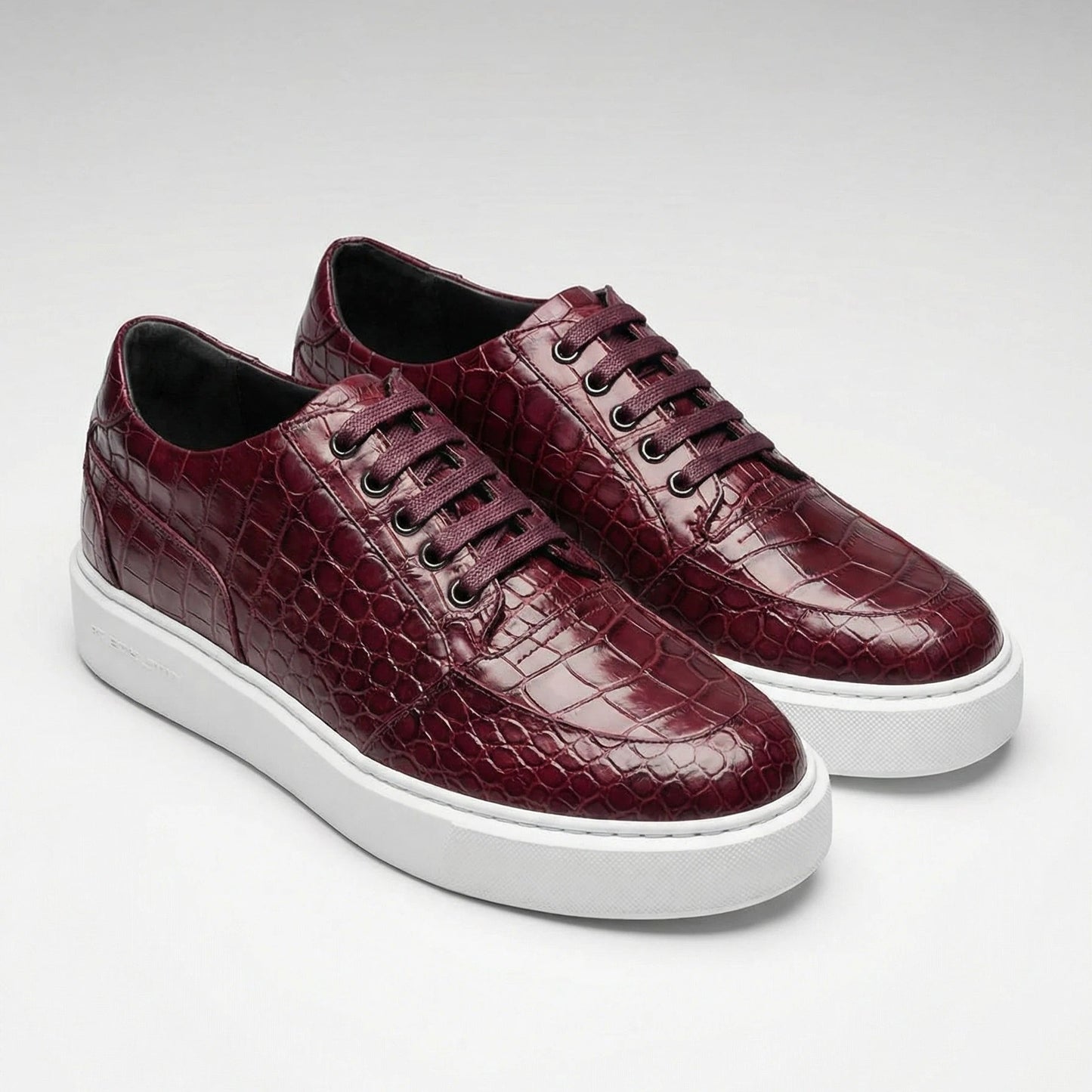 Crocodile Leather Sneakers