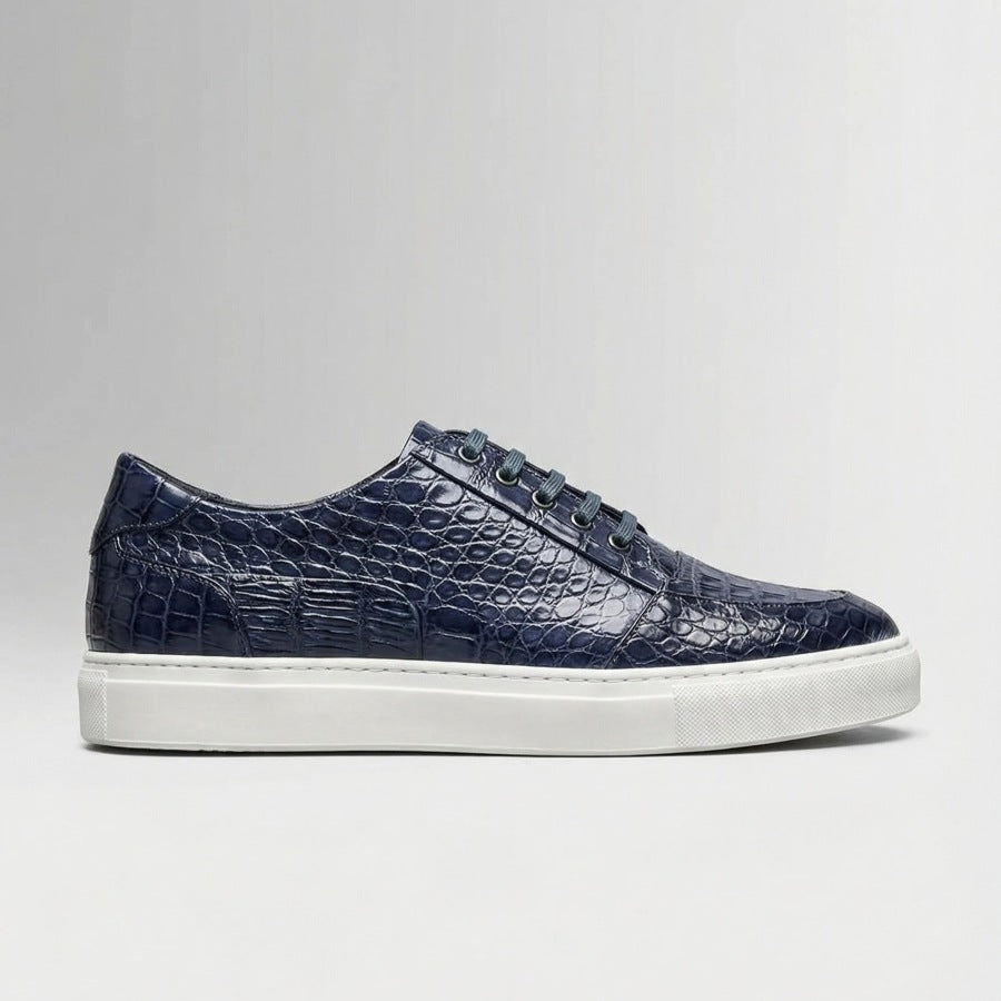 Crocodile Leather Sneakers