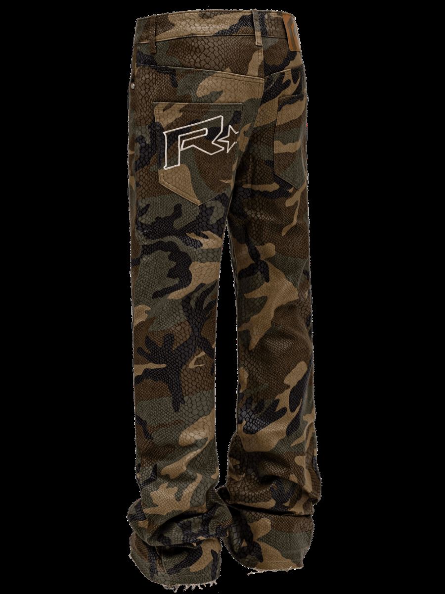 Python Camo Denim
