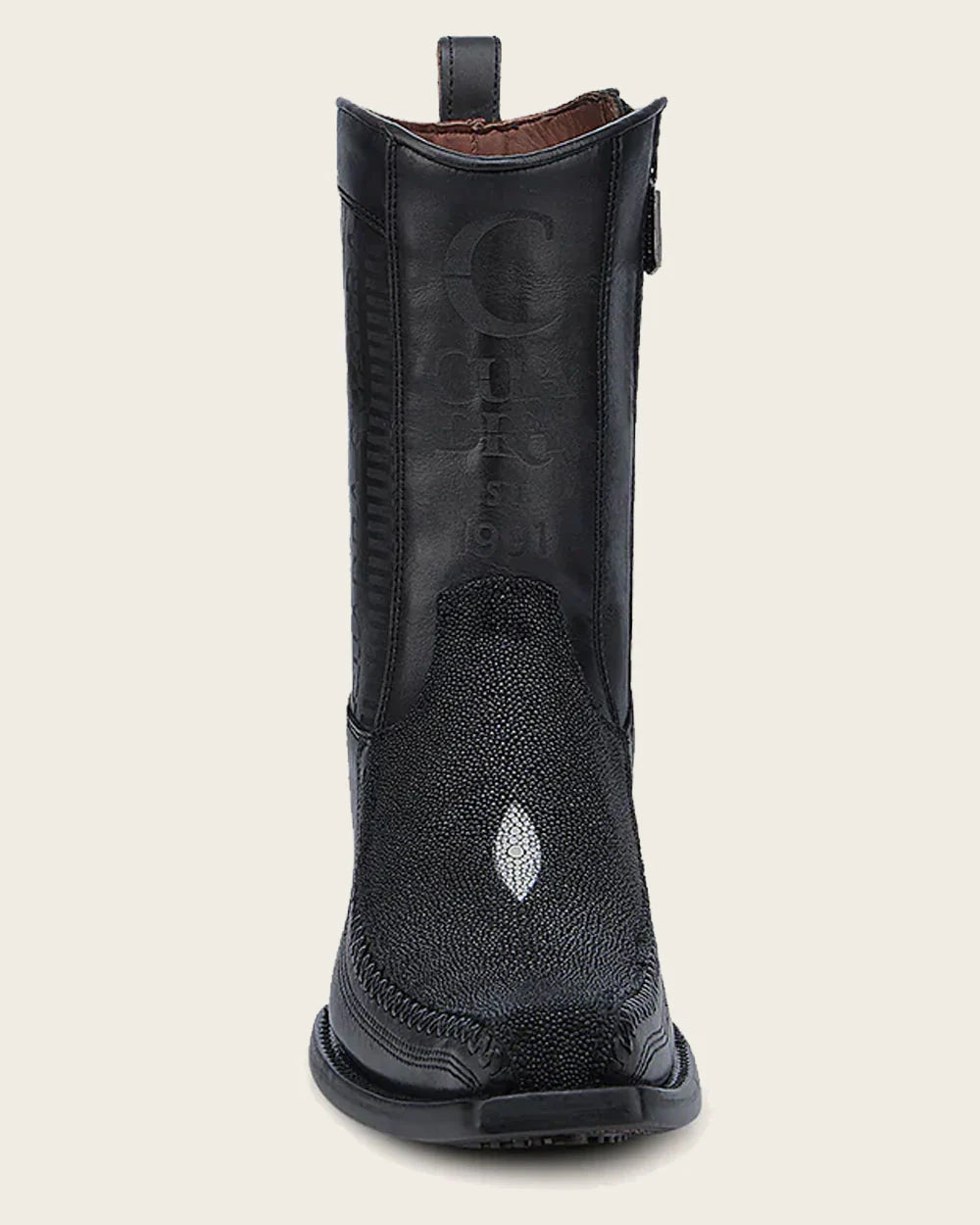Pirarucu Fish Original Wide Square Toe Leather Boots