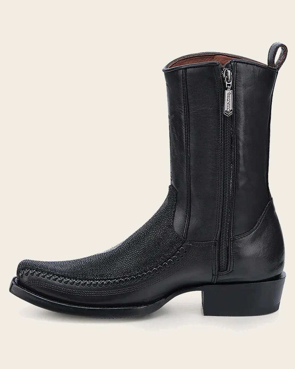 Pirarucu Fish Original Wide Square Toe Leather Boots