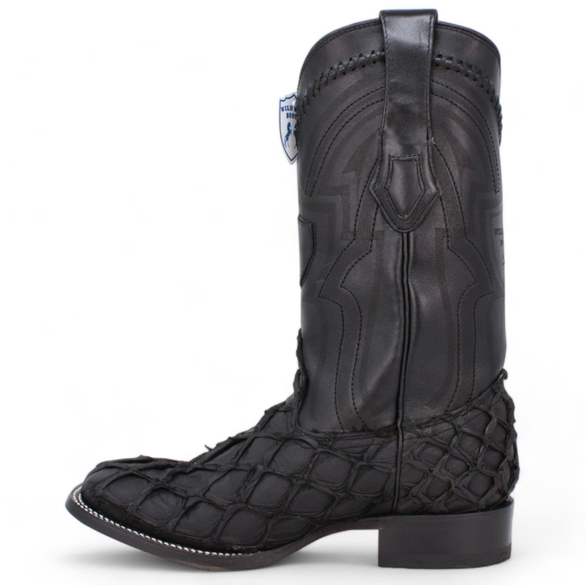 Stingray Wide Square Toe Leather Boots