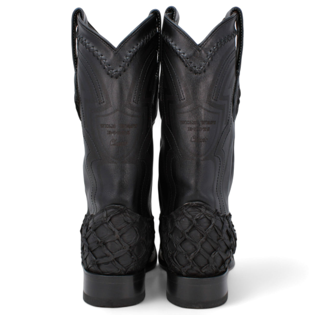 Stingray Wide Square Toe Leather Boots