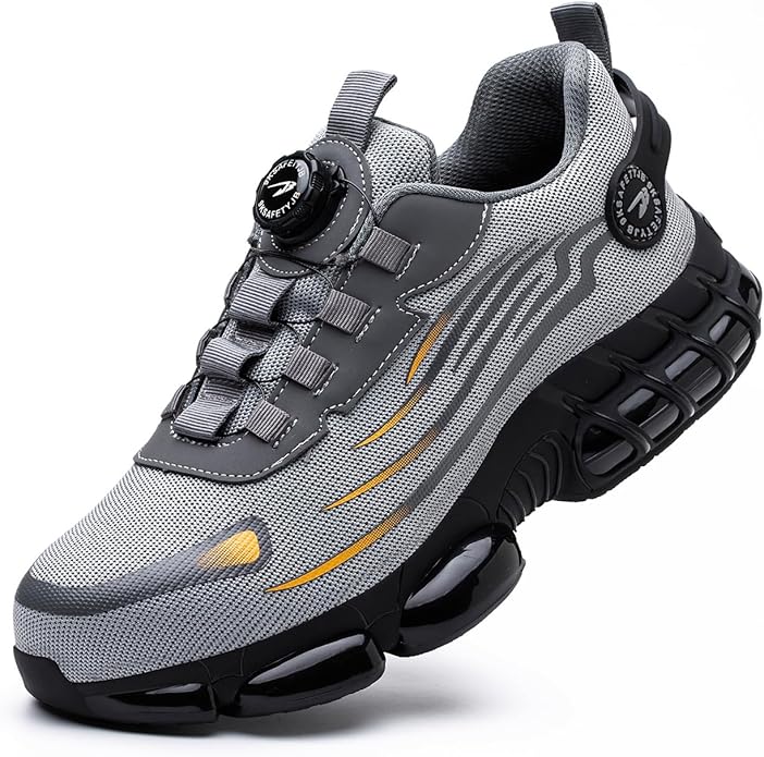 Air Cushion Bottom Steel Toe Safety Shoes