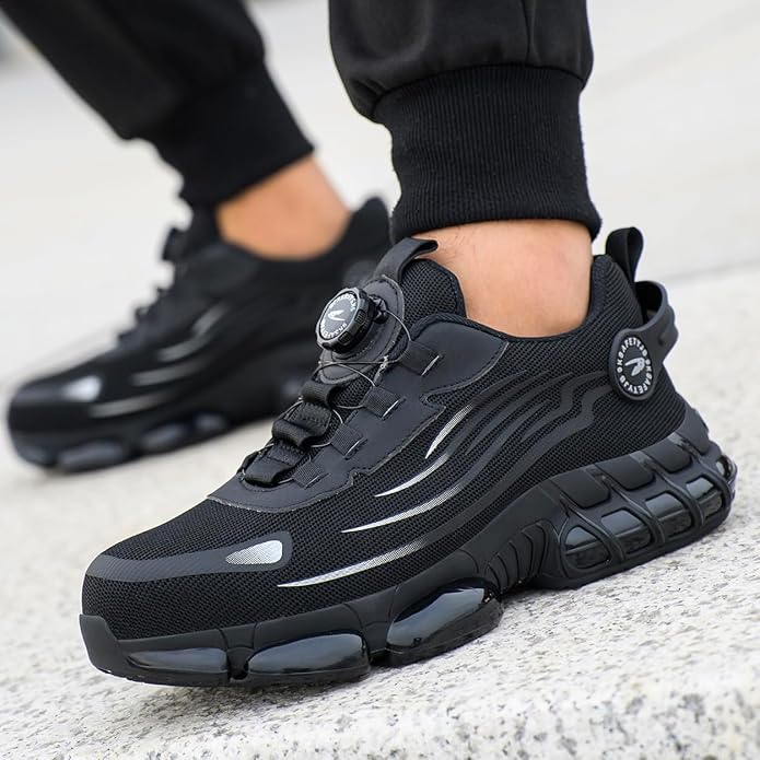 Air Cushion Bottom Steel Toe Safety Shoes