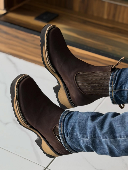 Double Density Brown Boots