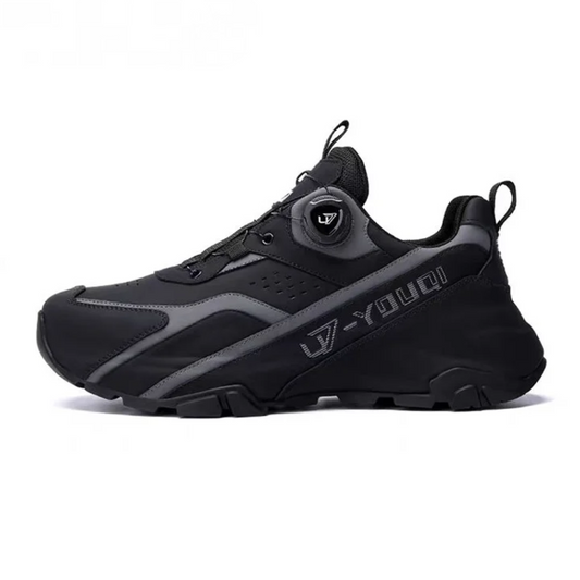 Breathable Casual Cowhide Chunky Sole Height-Enhancing Sneakers