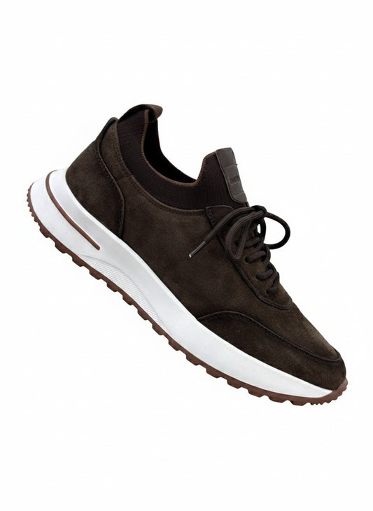 Suede Genuine Leather Men's Sneakers