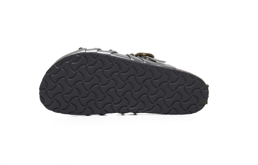 Silver Metallic Clogs/slippers