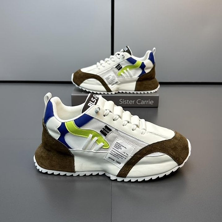 Men's Trendy Platform Lace Up Sneakers