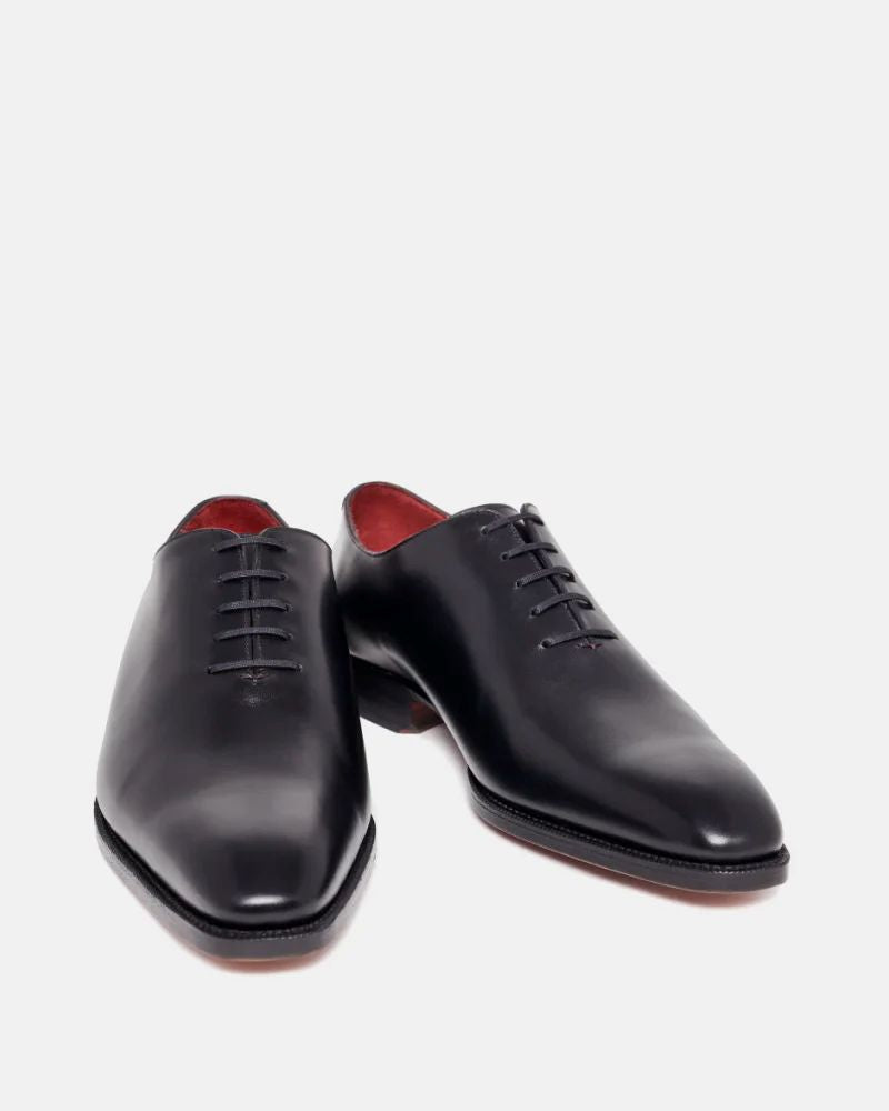 Essential Lukas Flora Black Lace-ups Dress Shoes