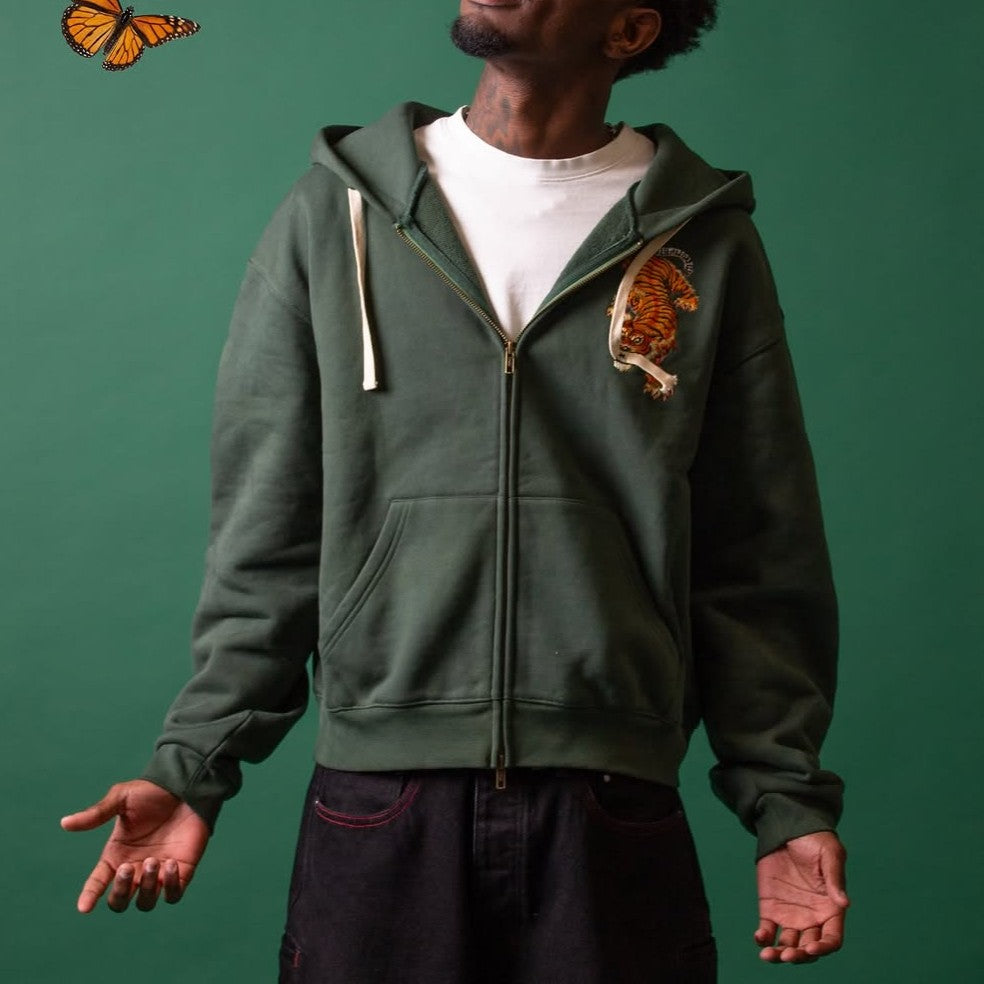 Tiger Jaw Zip Hoodie