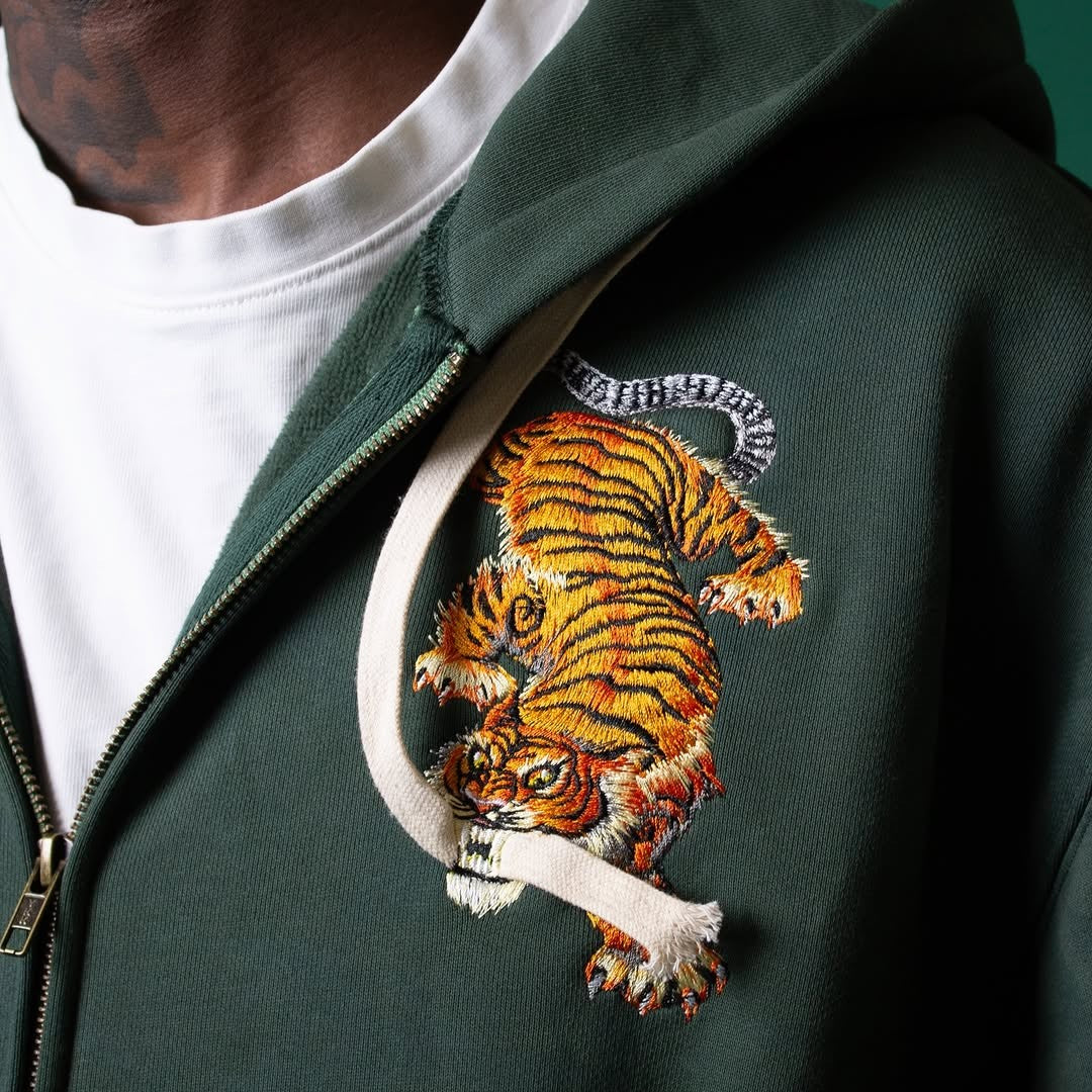 Tiger Jaw Zip Hoodie