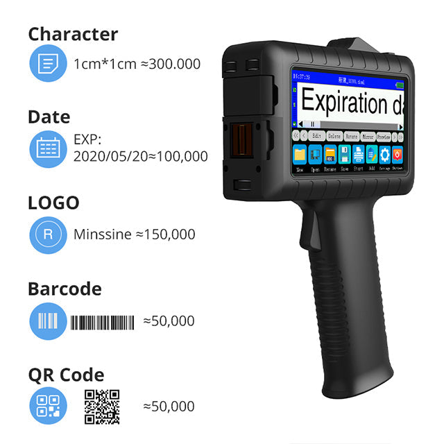 Intelligent Digital Graphics Logo Inkjet Coding Printer [ Free Shipping ]