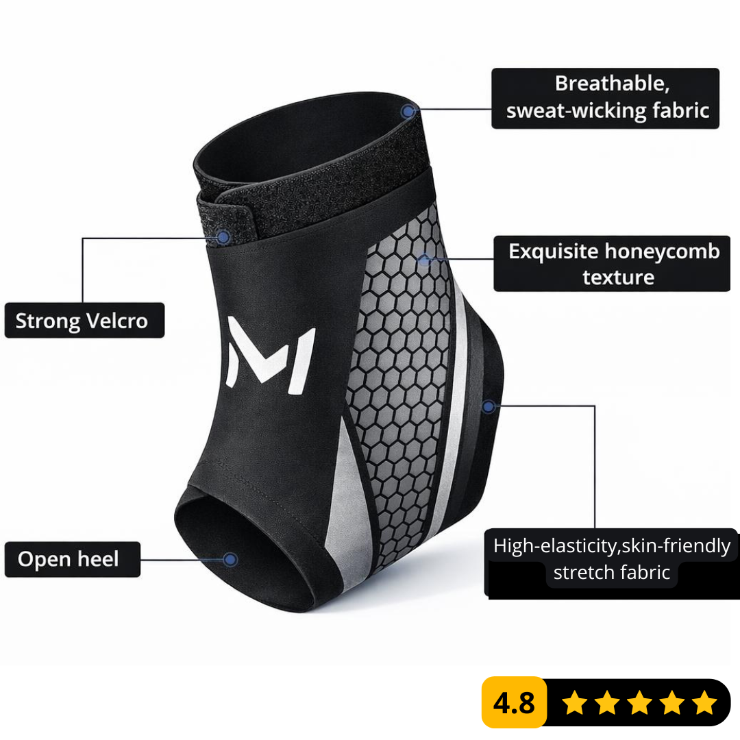 Bidirectional Compression Ankle Brace