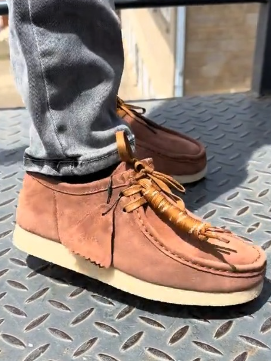Originals Brown Wallabee Shoes.