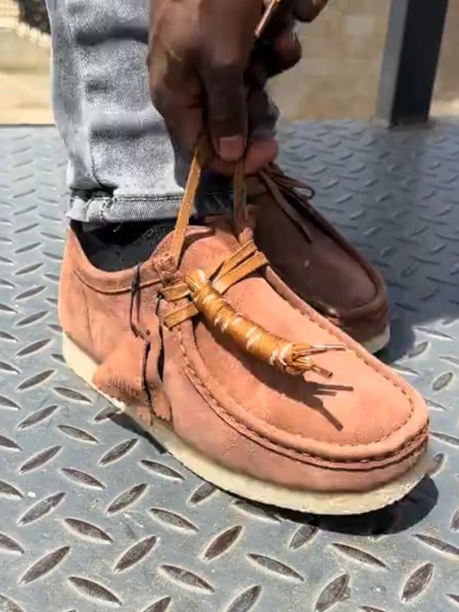 Originals Brown Wallabee Shoes.