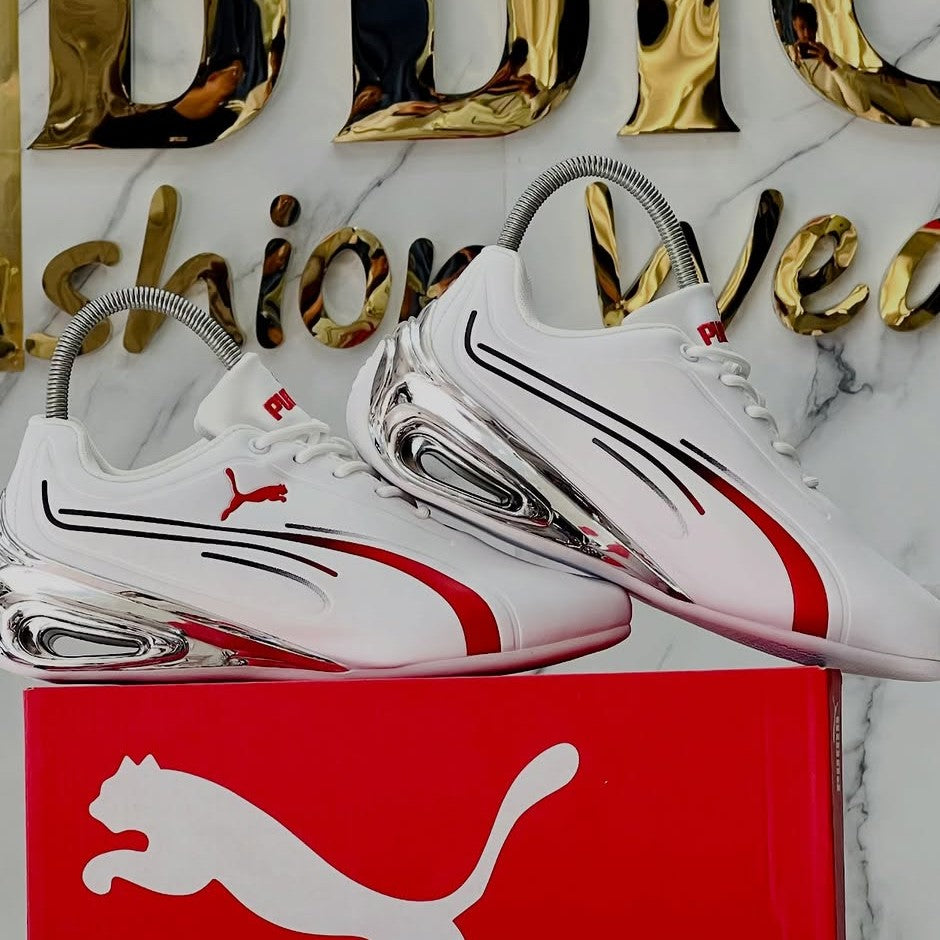 GT Metallic Heel Motorsport Sneakers
