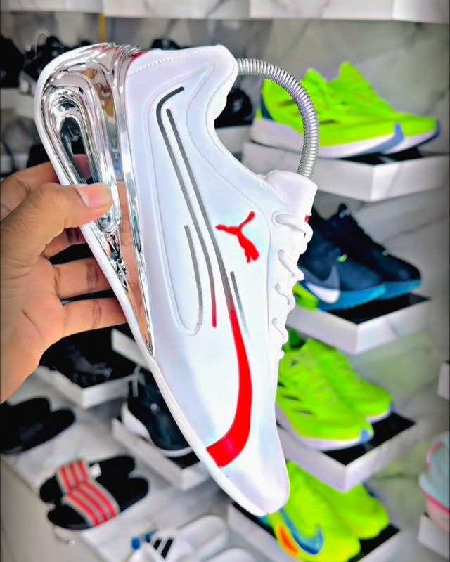 GT Metallic Heel Motorsport Sneakers