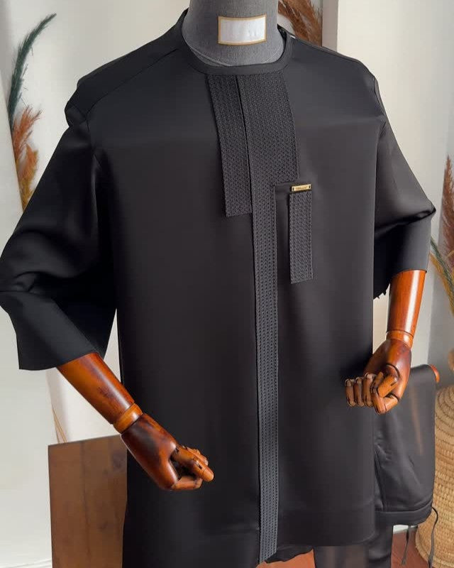 Black Men's Banquet Custom Robe