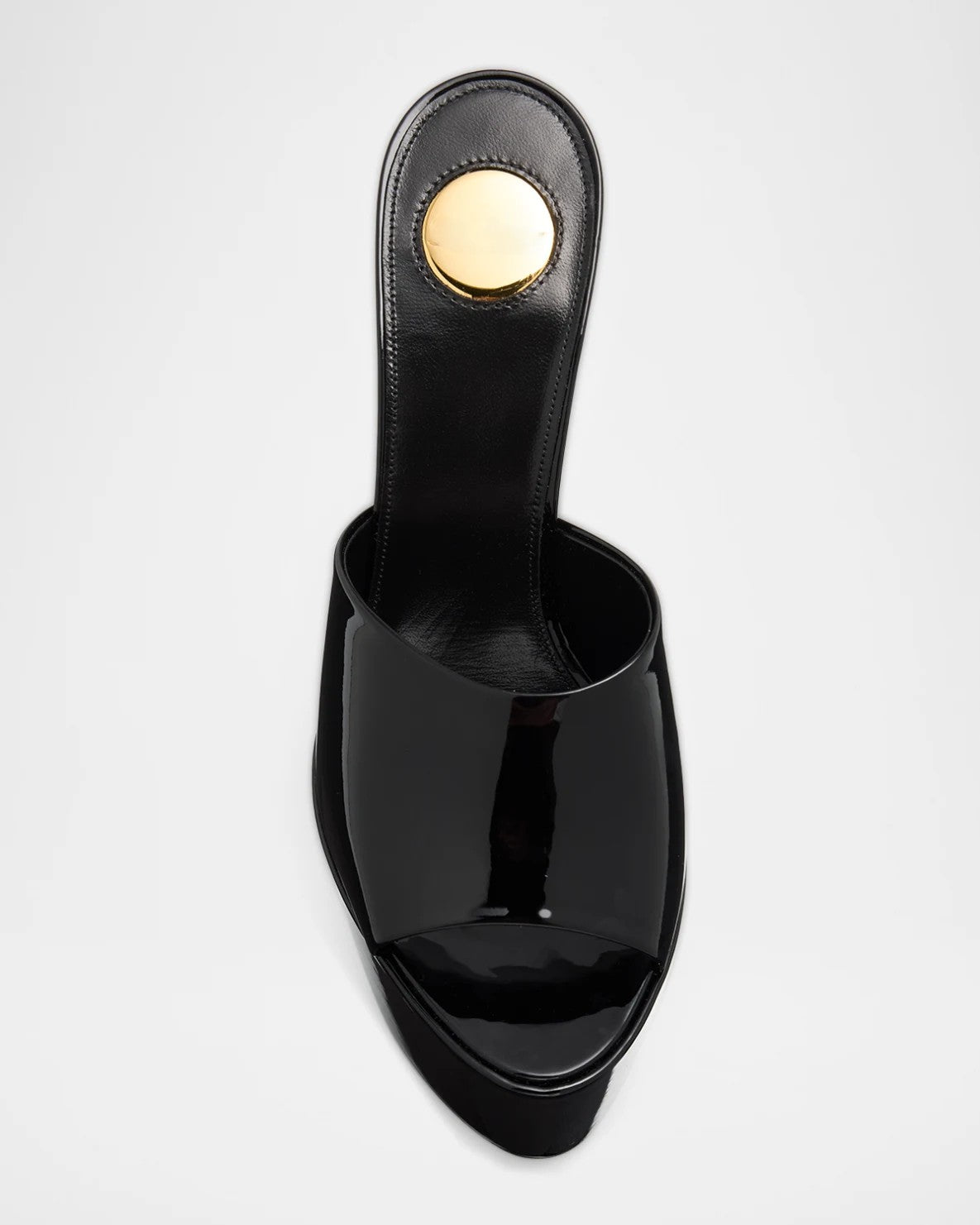 Patent Leather 110mm Platform Mules