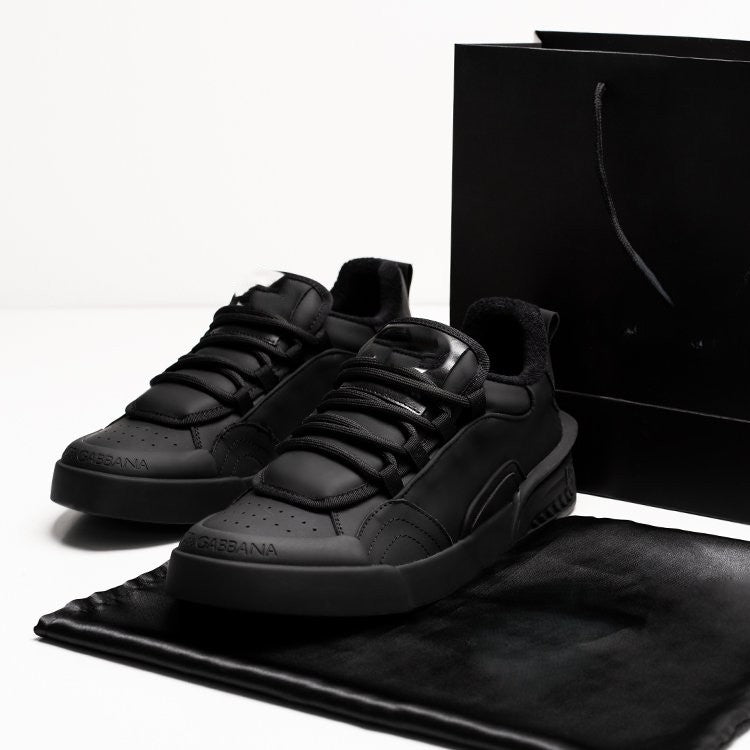 Leather Platform Corrective Men's Athletic Shoes