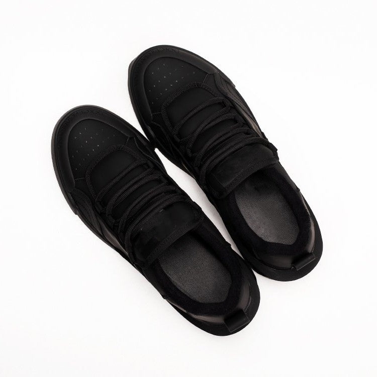 Leather Platform Corrective Men's Athletic Shoes